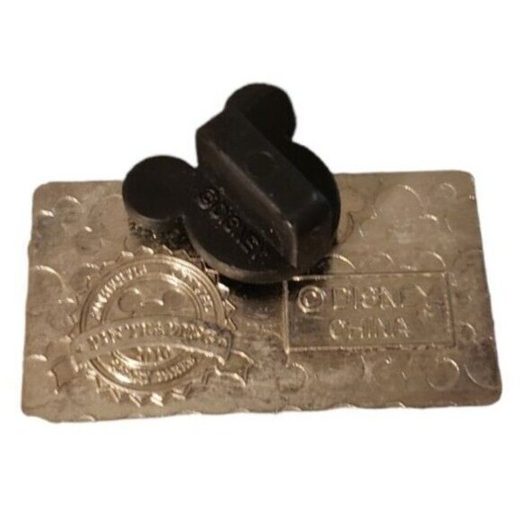 WDW Disney Pin Space Mountain SPACMTN Attraction Vehicle License Plate 77139 - Picture 2 of 2